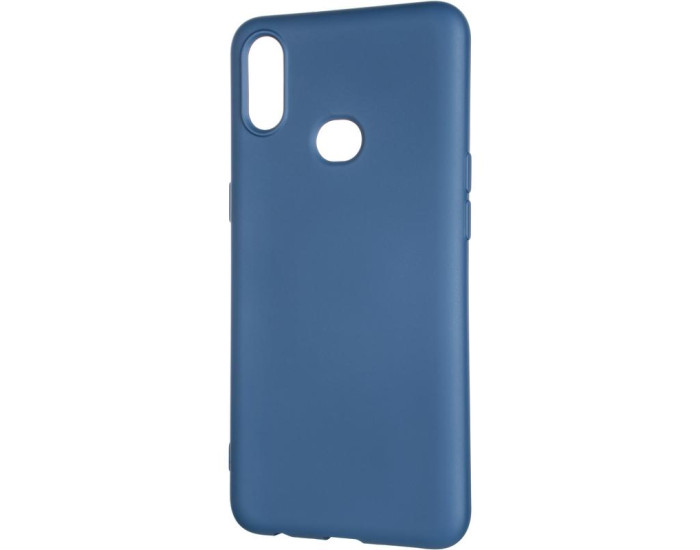 Чехол-силикон оригинал Full Soft Matte Samsung A107 A10s Dark Blue