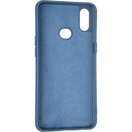 Чехол-силикон оригинал Full Soft Matte Samsung A107 A10s Dark Blue