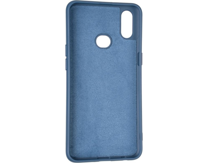Чехол-силикон оригинал Full Soft Matte Samsung A107 A10s Dark Blue