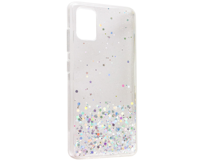 Чехол Star Glitter Samsung Galaxy A72 4G / A72 5G, Прозрачный