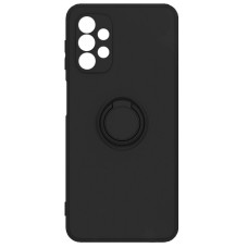 Чехол-силикон Candy Ring Full Camera Samsung Galaxy A72 4G / A72 5G, (Черный / Black)