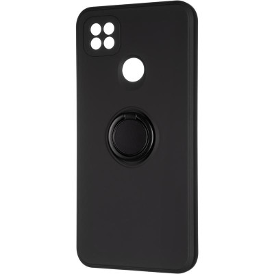 Чохол-силікон Gelius Ring Holder Case for Xiaomi Redmi 9C Black