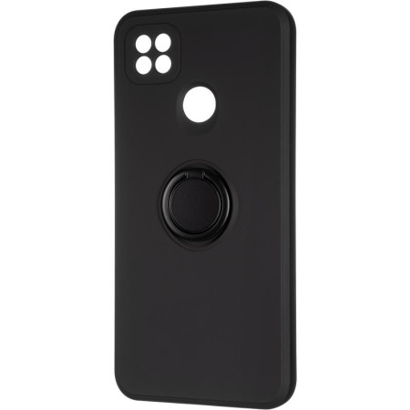 Чехол-силикон Gelius Ring Holder Case for Xiaomi Redmi 9C Black