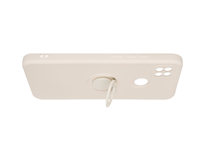Чохол-силікон Gelius Ring Holder Case for Xiaomi Redmi 9C Ivory White