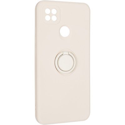 Чохол-силікон Gelius Ring Holder Case for Xiaomi Redmi 9C Ivory White