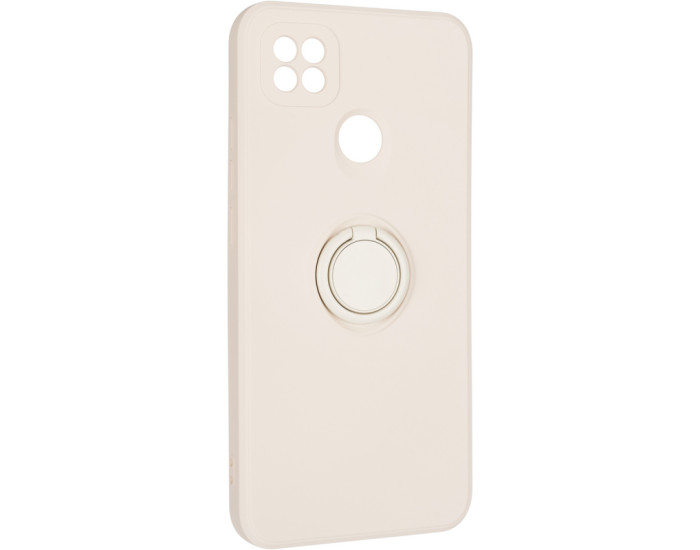 Чохол-силікон Gelius Ring Holder Case for Xiaomi Redmi 9C Ivory White