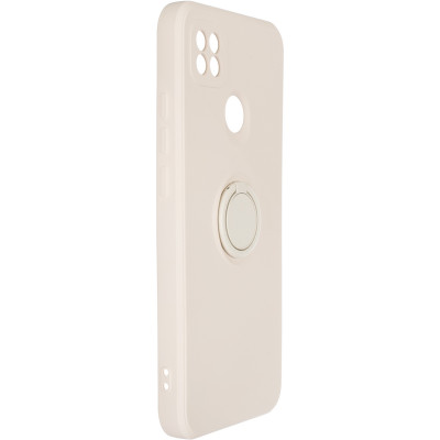 Чохол-силікон Gelius Ring Holder Case for Xiaomi Redmi 9C Ivory White