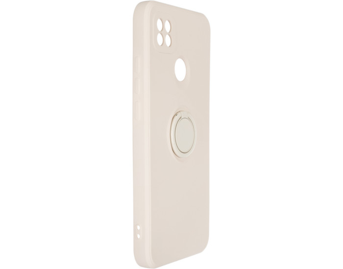 Чохол-силікон Gelius Ring Holder Case for Xiaomi Redmi 9C Ivory White