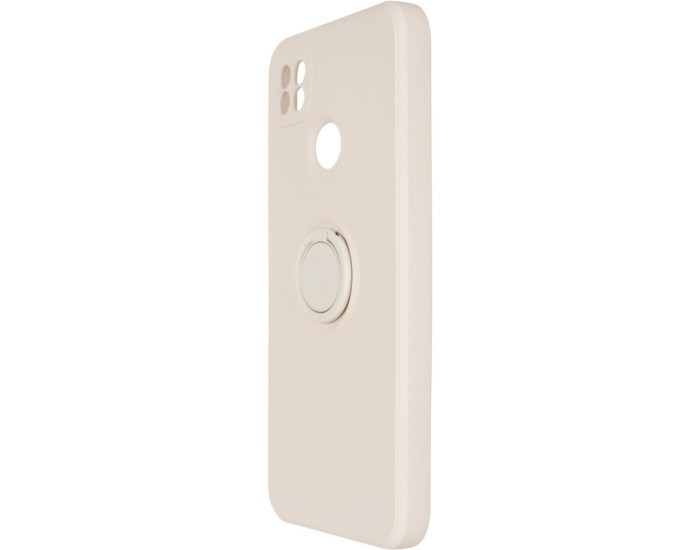 Чохол-силікон Gelius Ring Holder Case for Xiaomi Redmi 9C Ivory White