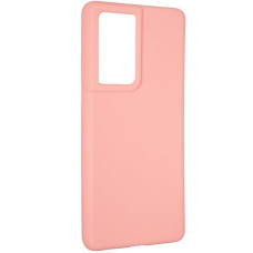 Чехол-силикон оригинал 99% Soft Matte Samsung G998 S21 Ultra Pink