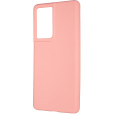 Чехол-силикон оригинал 99% Soft Matte Samsung G998 S21 Ultra Pink
