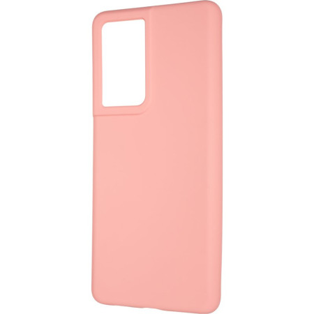 Чехол-силикон оригинал 99% Soft Matte Samsung G998 S21 Ultra Pink (Класс B)