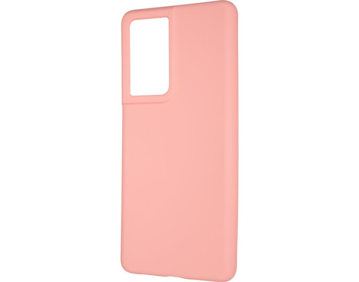 Чехол-силикон оригинал 99% Soft Matte Samsung G998 S21 Ultra Pink