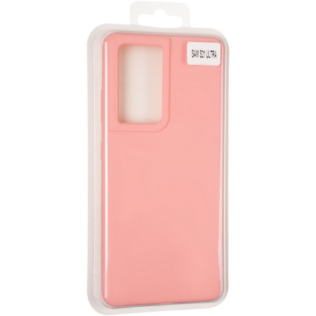 Чехол-силикон оригинал 99% Soft Matte Samsung G998 S21 Ultra Pink (Класс B)