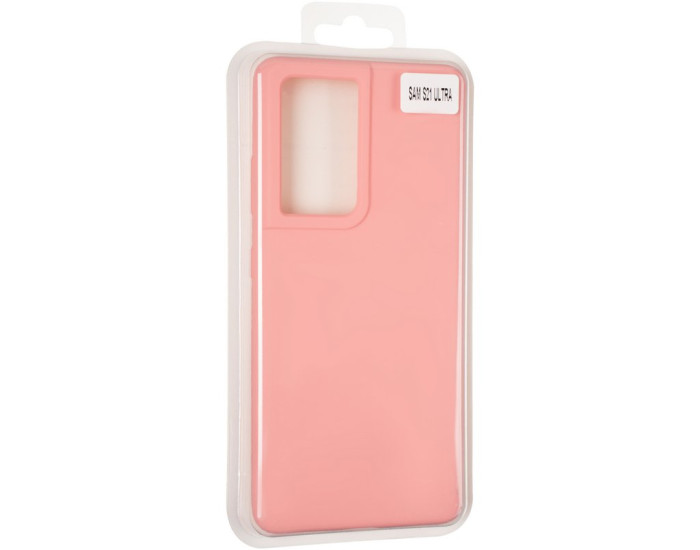 Чехол-силикон оригинал 99% Soft Matte Samsung G998 S21 Ultra Pink