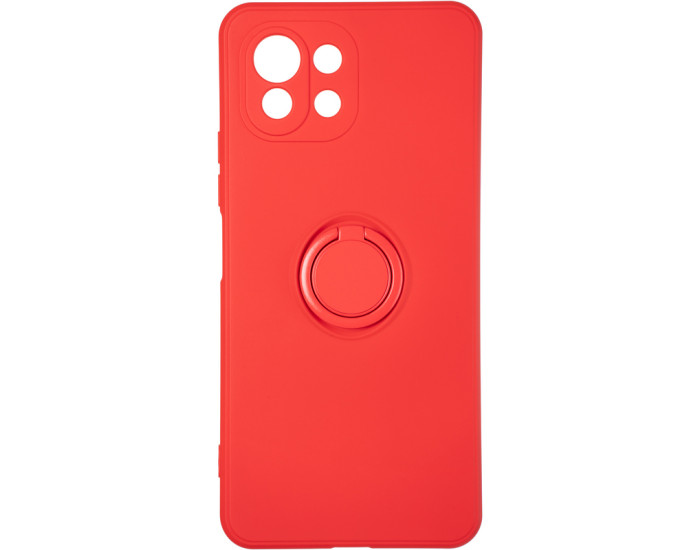 Чохол-силікон Gelius Ring Holder Case Xiaomi Mi11 Lite Red
