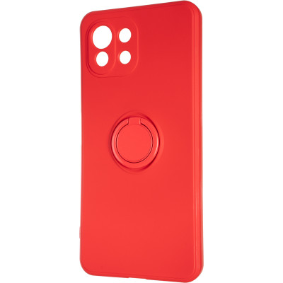 Чохол-силікон Gelius Ring Holder Case Xiaomi Mi11 Lite Red