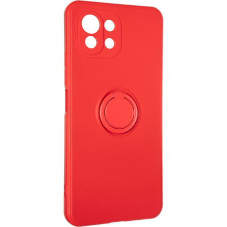 Чехол-силикон Gelius Ring Holder Case Xiaomi Mi11 Lite Red