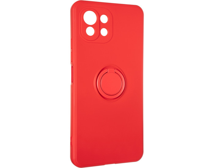 Чохол-силікон Gelius Ring Holder Case Xiaomi Mi11 Lite Red