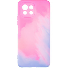 Чехол-силикон Watercolor Case Xiaomi Mi11 Lite, Pink