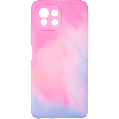 Чохол-силікон Watercolor Case Xiaomi Mi11 Lite, Pink