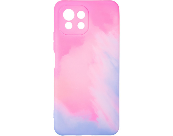Чохол-силікон Watercolor Case Xiaomi Mi11 Lite, Pink