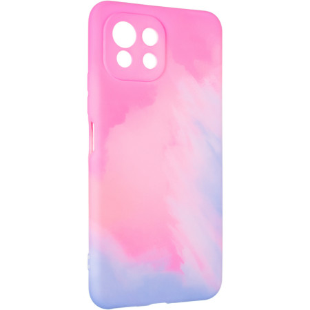 Чехол-силикон Watercolor Case Xiaomi Mi11 Lite, Pink