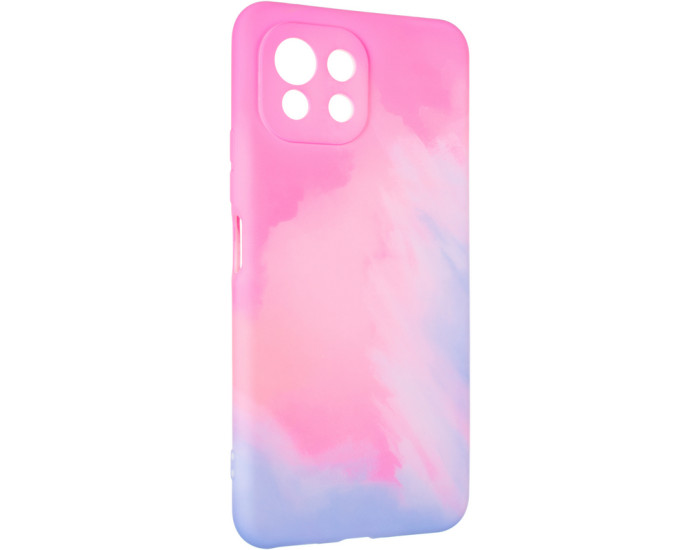 Чохол-силікон Watercolor Case Xiaomi Mi11 Lite, Pink