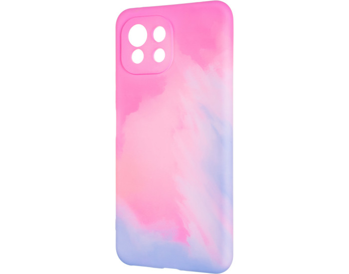 Чохол-силікон Watercolor Case Xiaomi Mi11 Lite, Pink