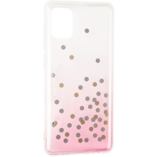 Чехол-силикон Crystal Shine Case Samsung A315 A31 Pink