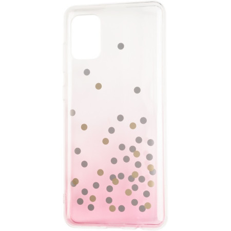 Чехол-силикон Crystal Shine Case Samsung A315 A31 Pink