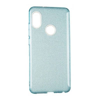 Чохол-силікон Remax Glitter Xiaomi Redmi Note 6 Pro Blue