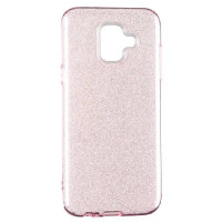 Чехол-силикон Remax Glitter Samsung J415 J4 Plus - 2018 Pink (Класс А)
