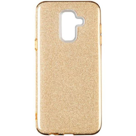 Чехол-силикон Remax Glitter Samsung J415 J4 Plus - 2018 Gold