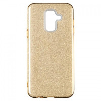 Чехол-силикон Remax Glitter Samsung J260 J2 Core - 2018 Gold