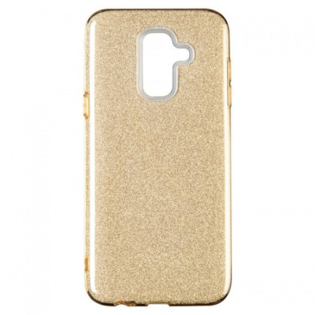 Чехол-силикон Remax Glitter Samsung J260 J2 Core - 2018 Gold