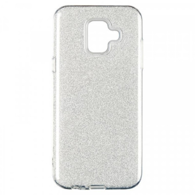 Чохол-силікон Remax Glitter Samsung A600 A6 - 2018 Silver
