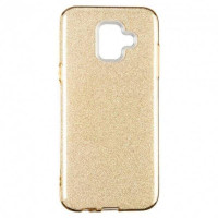 Чехол-силикон Remax Glitter Samsung A600 A6 - 2018 Gold