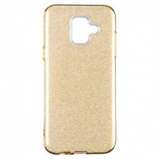 Чехол-силикон Remax Glitter Samsung A600 A6 - 2018 Gold
