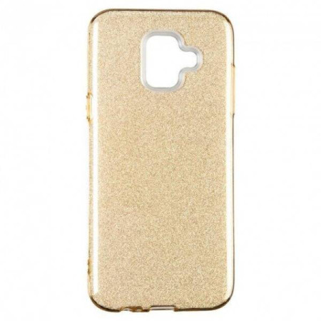 Чехол-силикон Remax Glitter Samsung A600 A6 - 2018 Gold