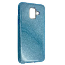 Чехол-силикон Remax Glitter Samsung A600 A6 - 2018 Blue
