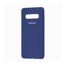 Чехол-силикон оригинал Soft Matte Samsung G975 S10 Plus Blue