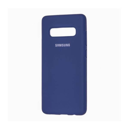 Чехол-силикон оригинал Soft Matte Samsung G975 S10 Plus Blue