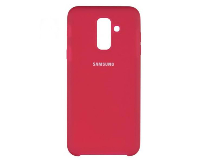 Чехол-силикон оригинал Soft Matte Samsung A605 A6 Plus - 2018 Red