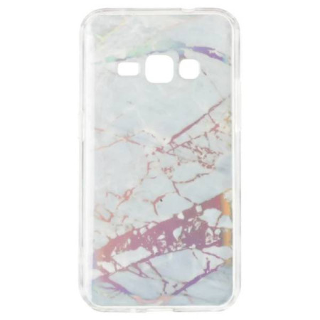 Чехол-силикон Baseus Mramor Shine Samsung J260 J2 Core - 2018 Silver