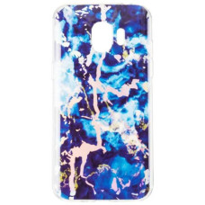 Чехол-силикон Baseus Mramor Shine Samsung J250 J2 - 2018 Blue
