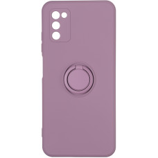 Чехол-силикон Gelius Ring Case Samsung A037, A03S Marsala