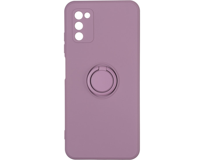 Чохол-силікон Gelius Ring Case Samsung A037, A03S Marsala