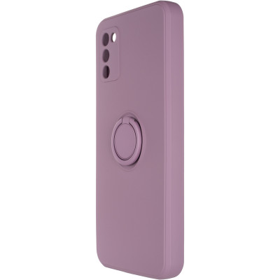 Чохол-силікон Gelius Ring Case Samsung A037, A03S Marsala