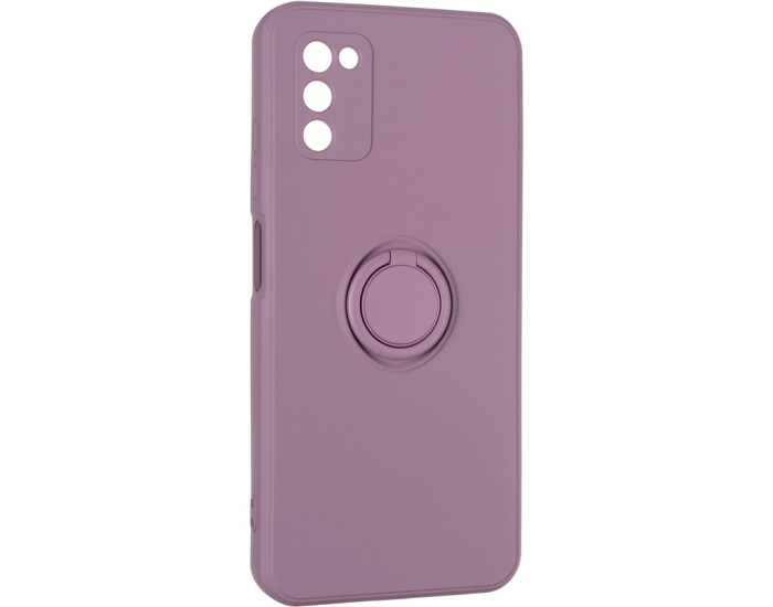 Чохол-силікон Gelius Ring Case Samsung A037, A03S Marsala